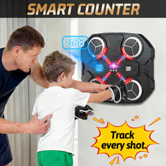 Tsomtto punch counter display provides real-time performance feedback.