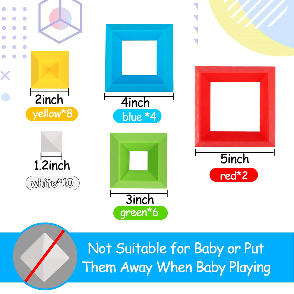 Tsomtto pyramid blocks in action foster spatial awareness and creative construction