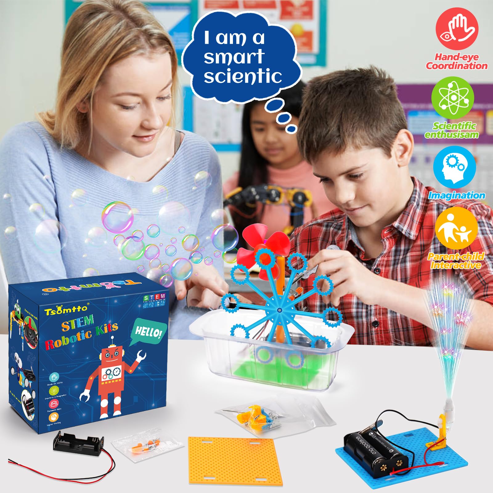 Tsomtto STEM tool kit with screwdriver supports easy assembly and safe learning