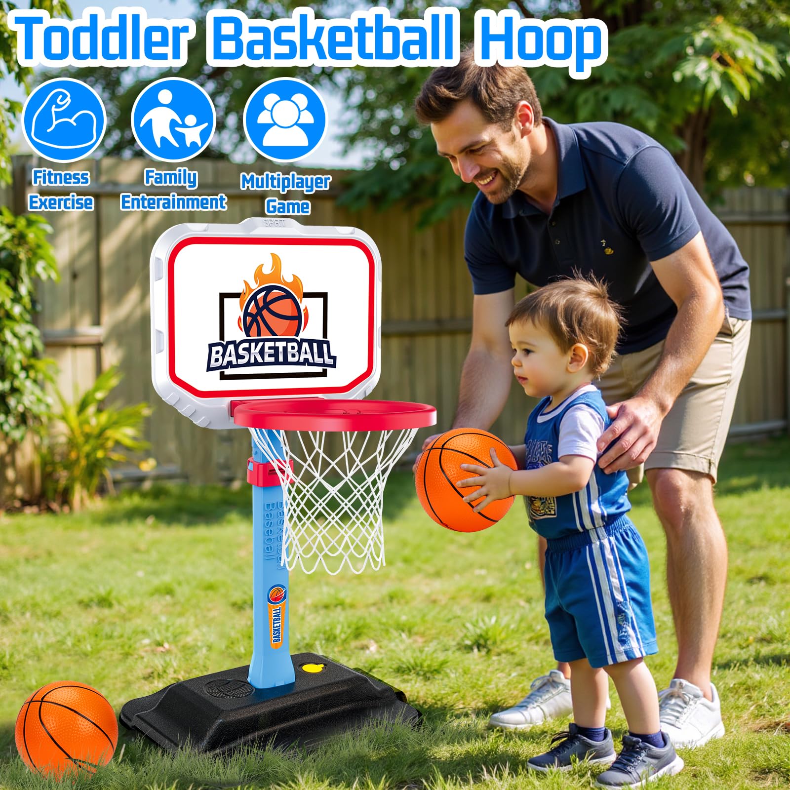 Tsomtto oversized rim helps beginners score more easily