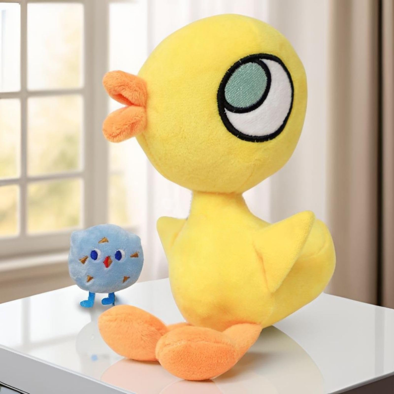 TSRDLVC Bright Yellow Duck Pillow Toy for cheerful play and comfort