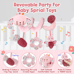 TSYAN baby-stroller toy with velcro strap for easy attachment and play