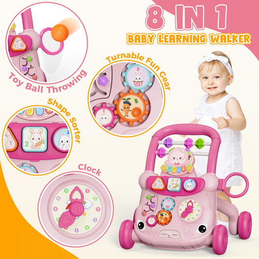TTAMG Baby Walker panel with piano keys encourages musical exploration and fine motor practice