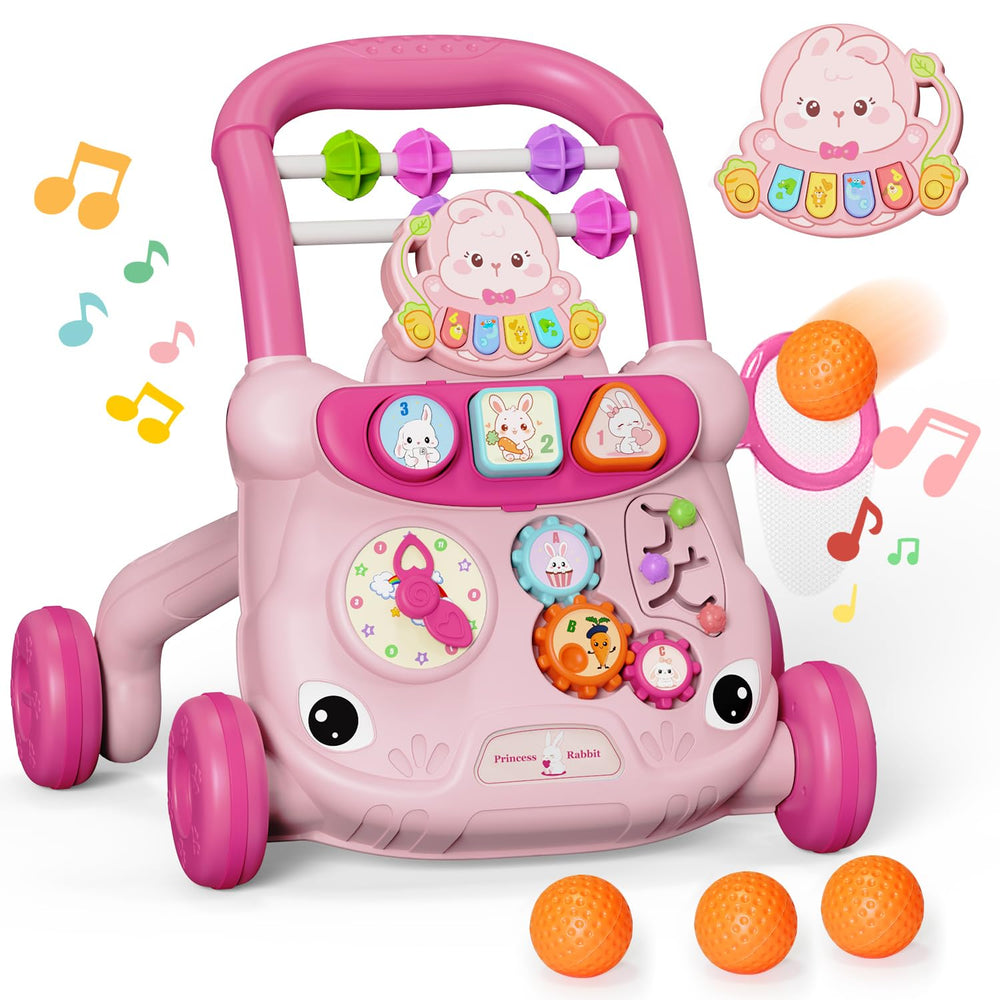 TTAMG Baby Walker panel with shape sorters supports early color and shape recognition