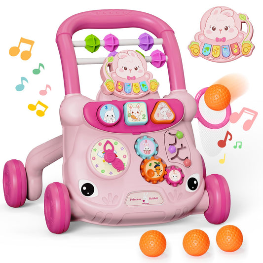 TTAMG Baby Walker panel with shape sorters supports early color and shape recognition