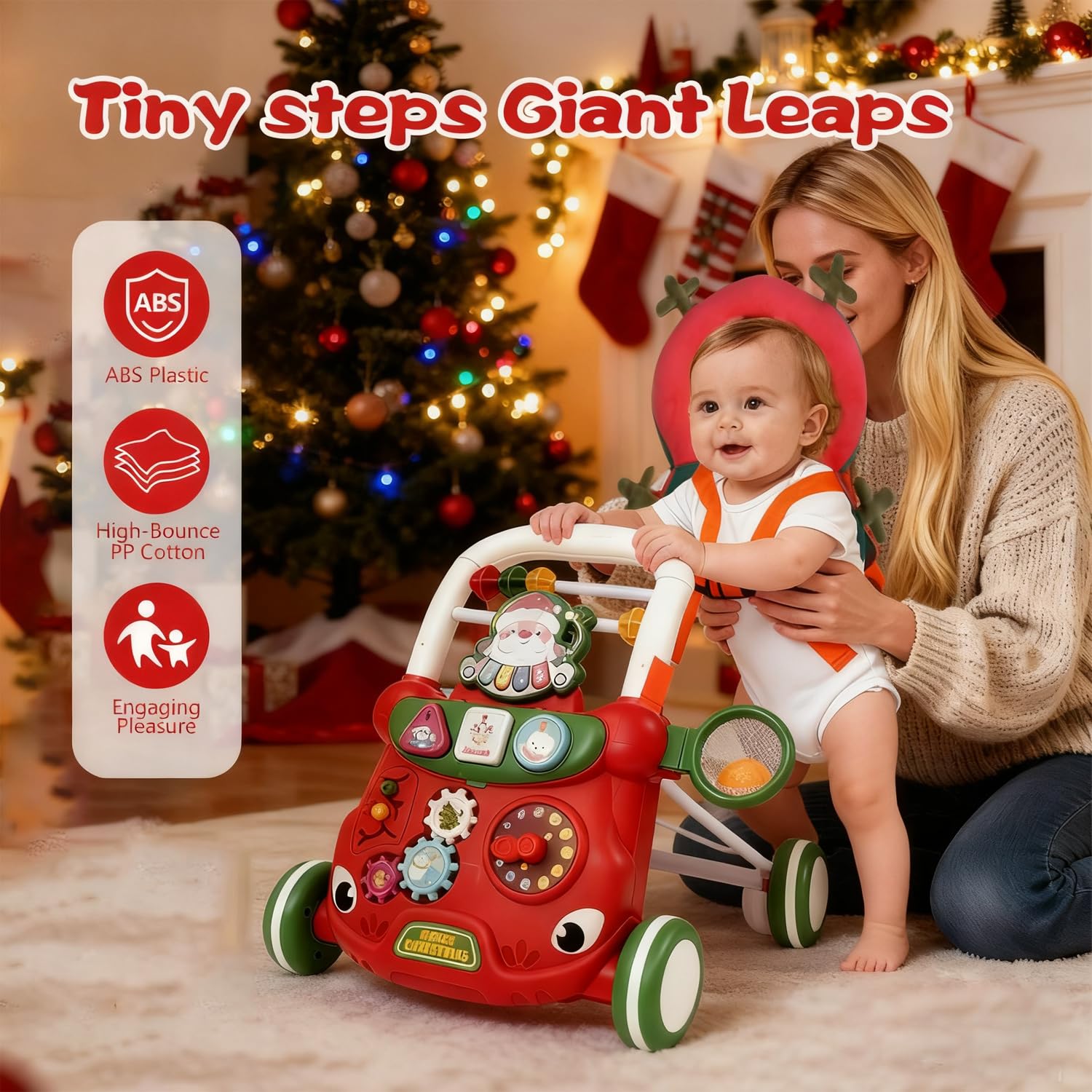 TTAMG Baby Walker Toys Set anti-slip base for stability