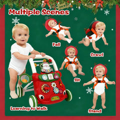 TTAMG Baby Walker Toys Set Christmas design with Santa and reindeer