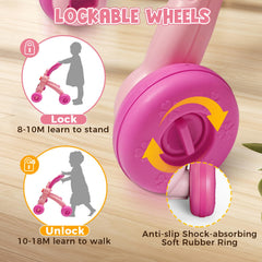 TTAMG Baby Walker base features water/sand tank for tip-resistance and stability