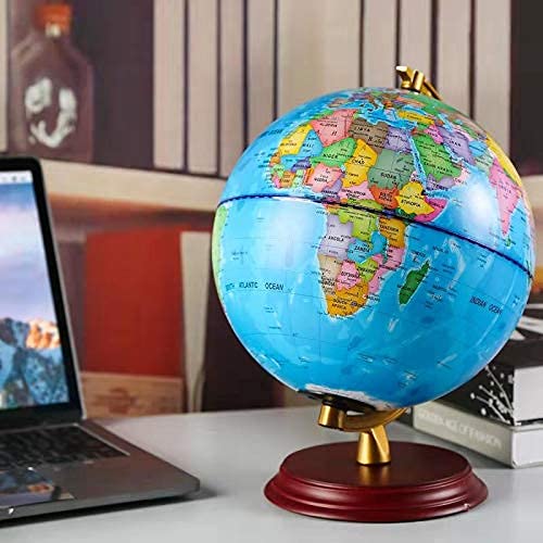 TTKTK globe color-rich map supports kids and adults in exploration