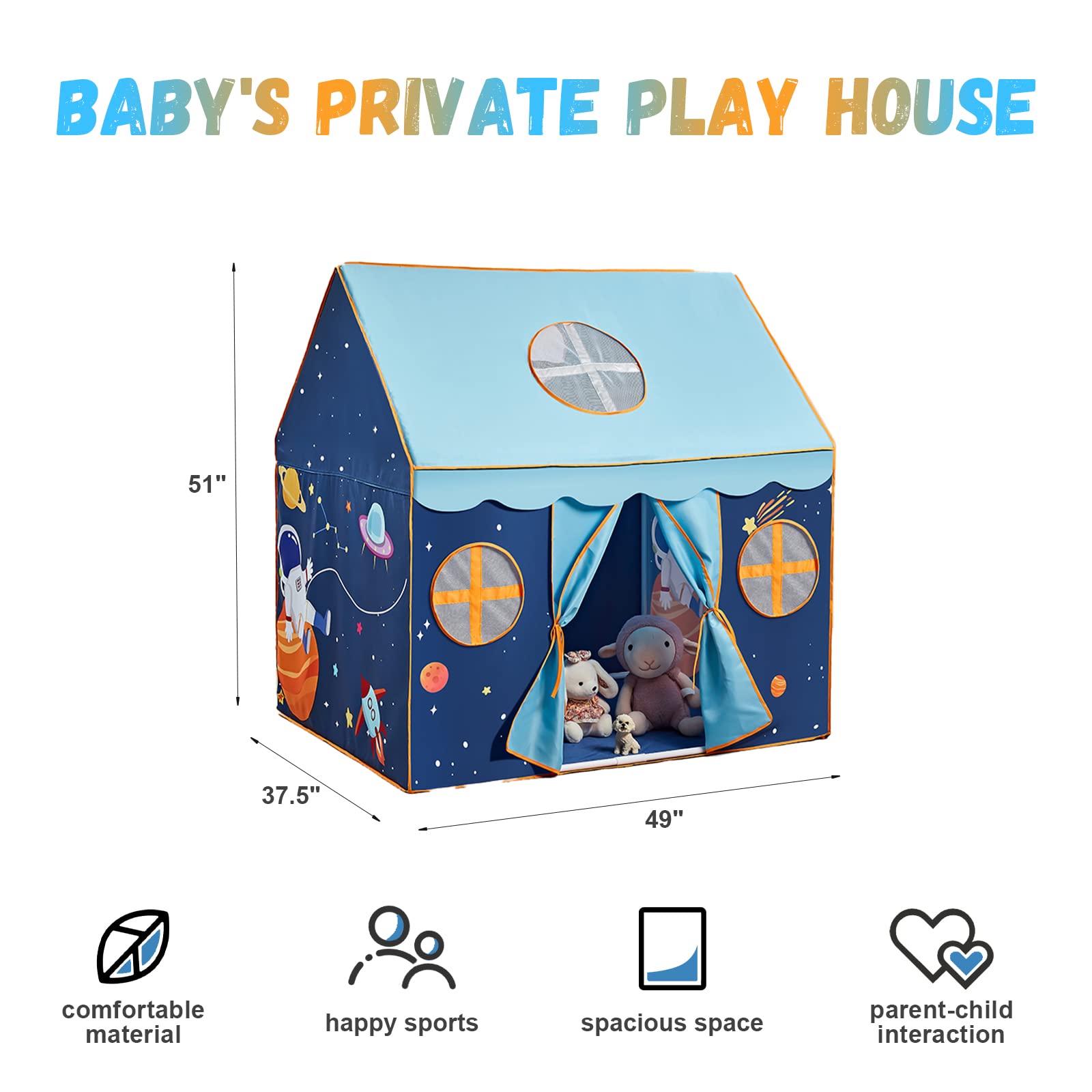 TTLOJ tent designed for children aged 4 to 9
