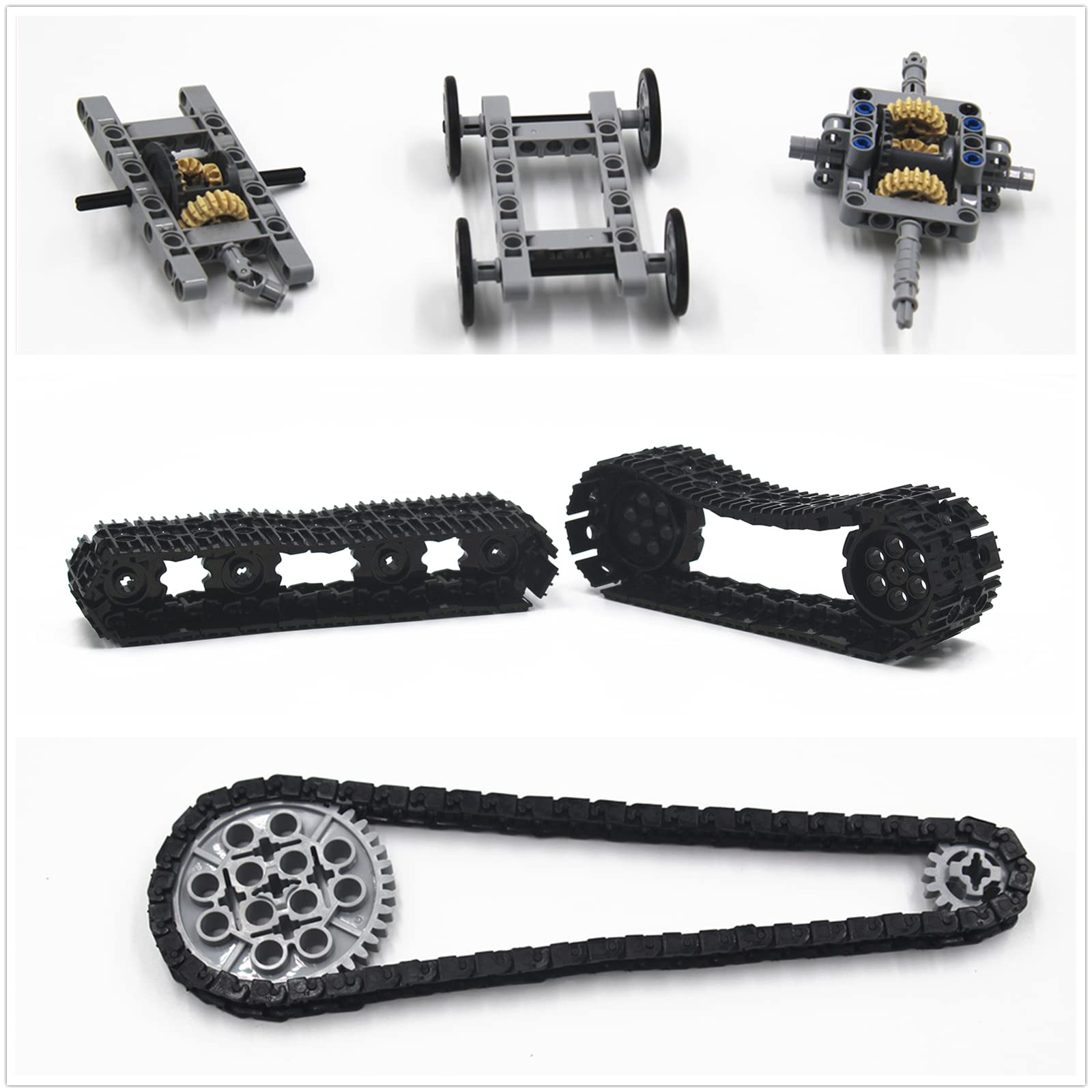 TTLYHEK track tank wheel set showcases track system for dynamic model play.