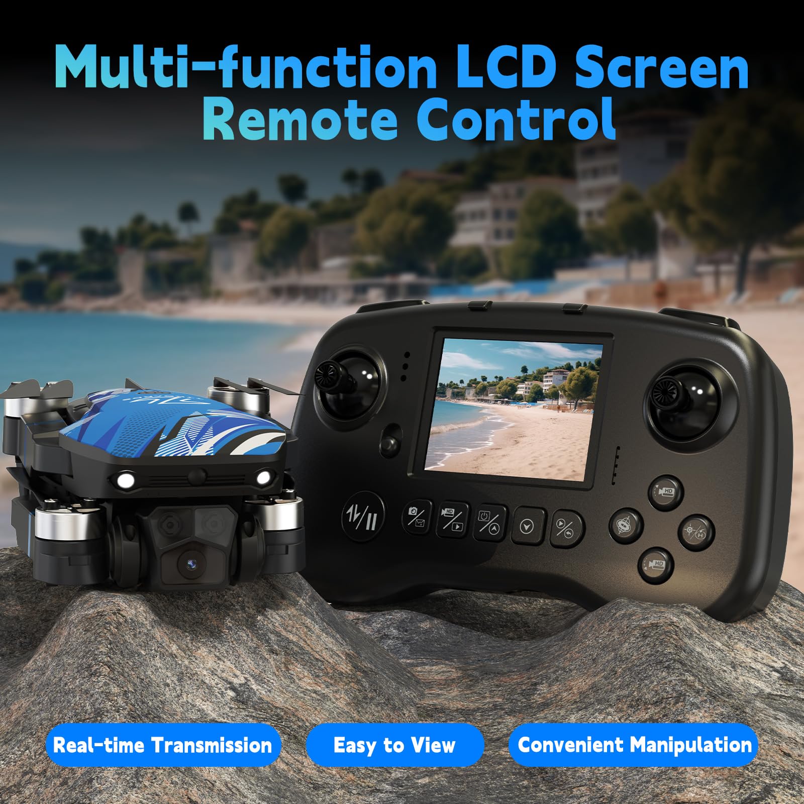 TTROARDS drone 32GB SD card ample storage for 4K videos.