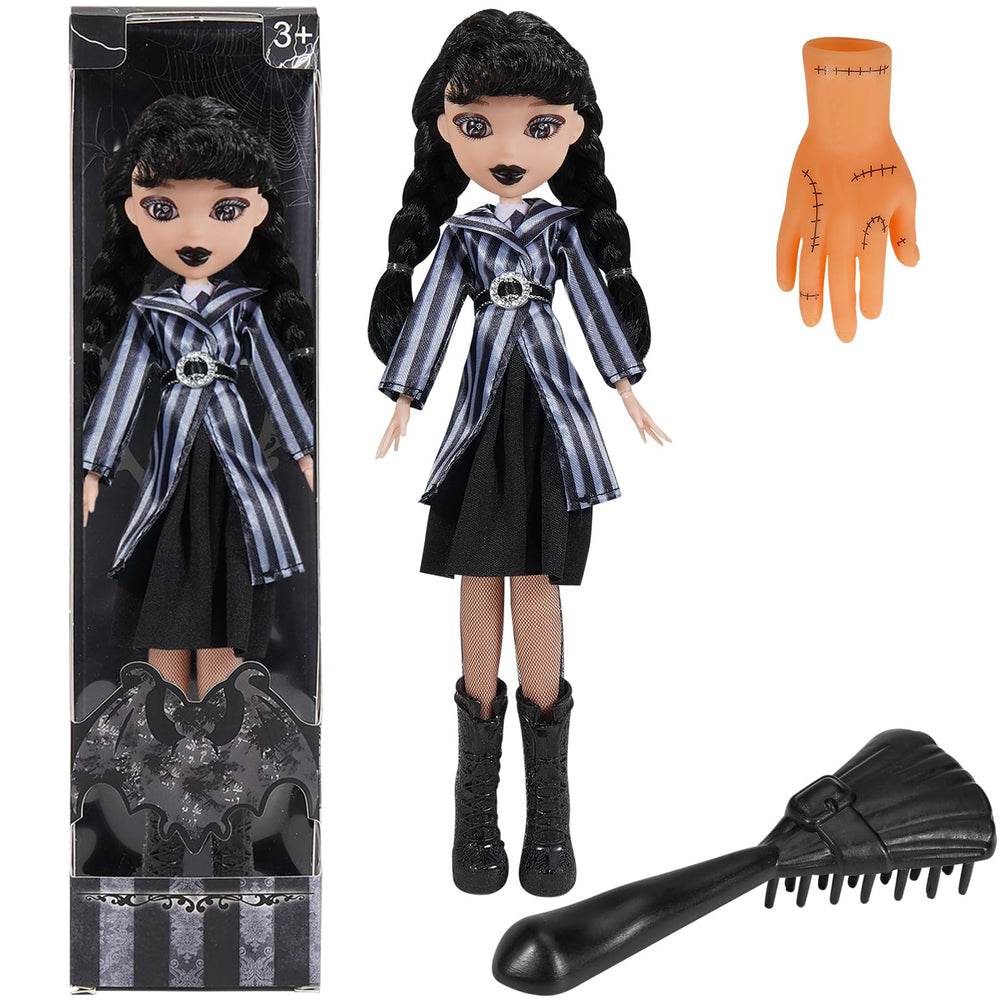 TTSUIMILESS 10-inch girl doll in academy uniform; ideal for display and collecting.