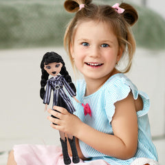 TTSUIMILESS doll in academy uniform with black dress, promoting storytelling and role-play.