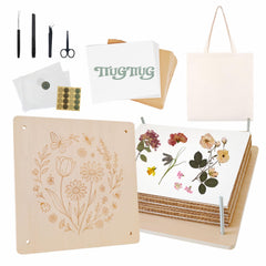 TTUGTTUG Flower Press Kit with 10-layer design preserves large blooms for artful keepsakes.