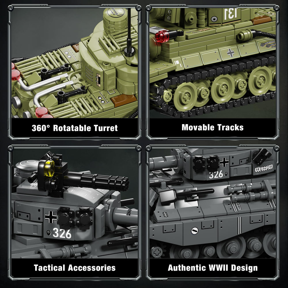Tuajixz Military vehicles accessories invite customization for expanded display scenes.