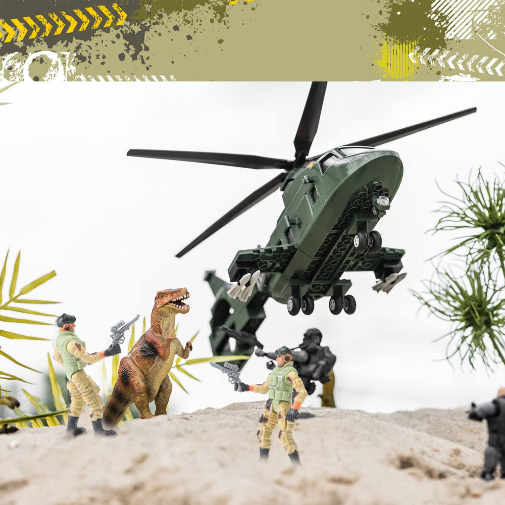 Tuanse movable army figures with joints for poseable action and storytelling.