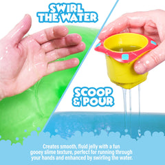 Tub Works 6-pack bath bombs designed for easy slime bath with kids.