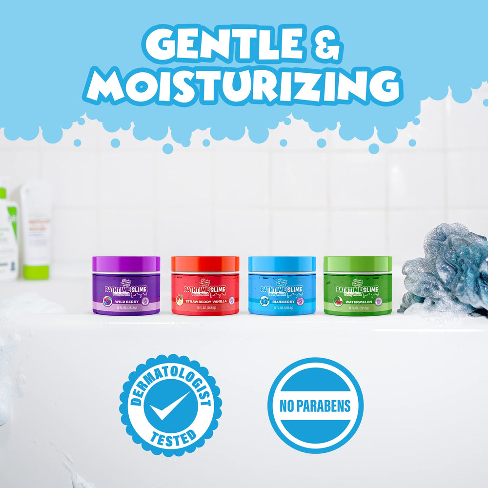 Tub Works Bath Slime purple Wild Berry adds color and gentle rinse
