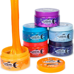 Tub Works Cosmic Bath Slime galactic wild berry jar shows vibrant color with fruity scent for sensory play