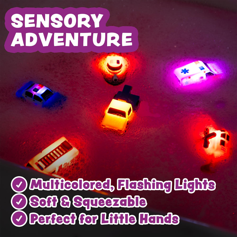 Tub Works Emergency helicopter bath toy lights up for imaginative water play.