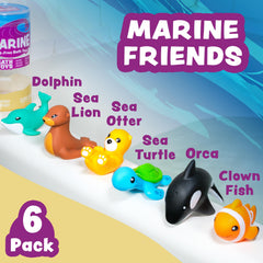 Tub Works Marine Clownfish toy bright colors spark bath play