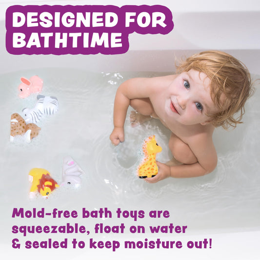Tub Works Savanna elephant mold-free bath toy ready for splashy play.