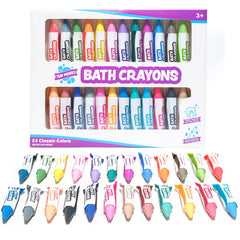 Tub Works Smooth Bath Crayons wash away with a damp sponge