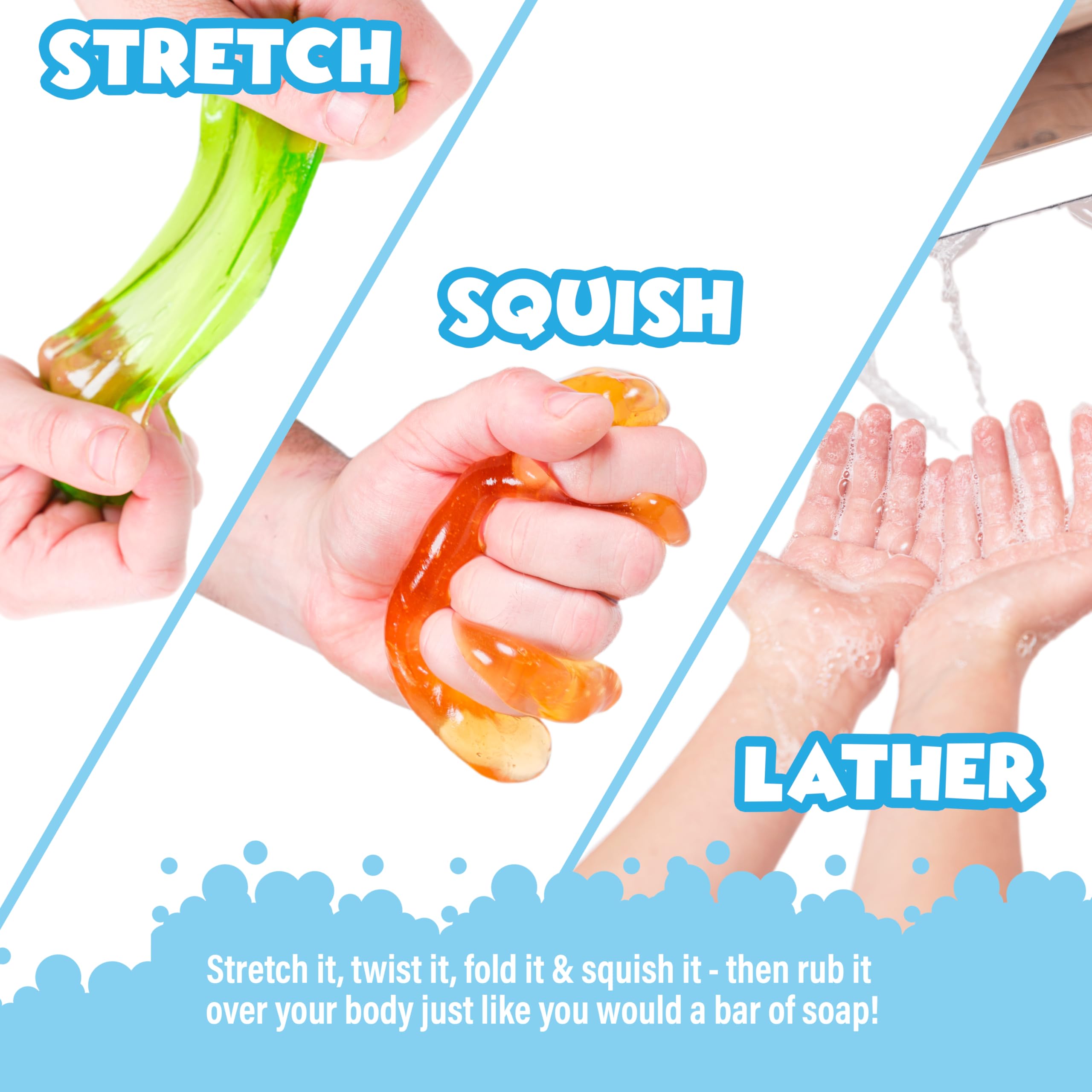 Tub Works Super Goo Bath Slime Watermelon jar makes bath time lively and easy to rinse