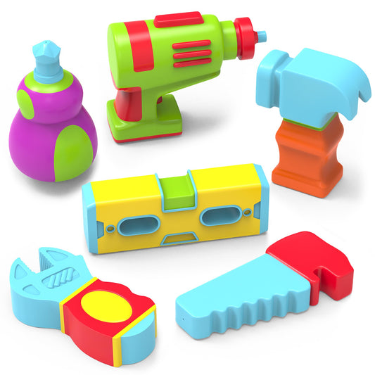 Tub Works Tools hammer bath toy for kids promotes fine motor play and water-safe fun