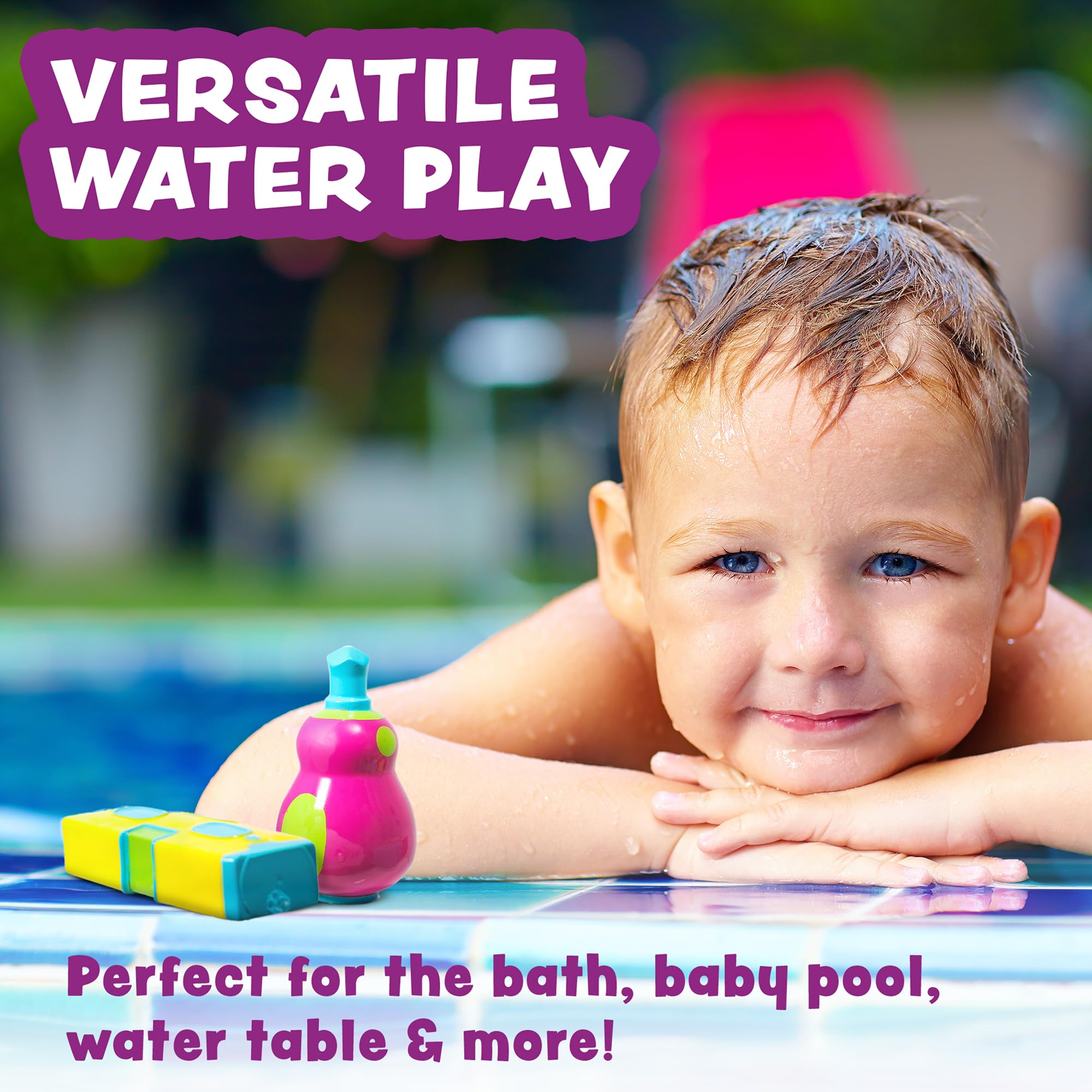 Tub Works Tools kid-safe bath toy set ideal for bath time routines