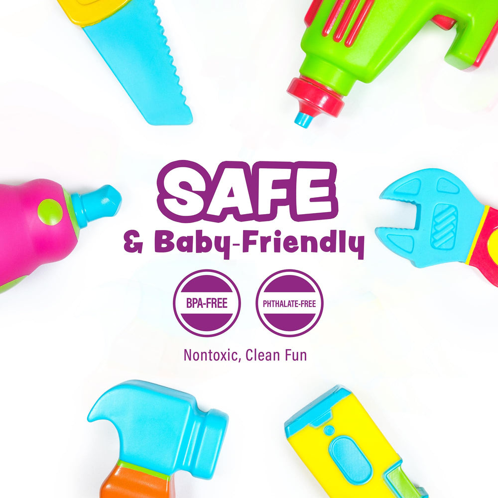 Tub Works Tools screwdriver bath toy fosters pretend tool time during bath