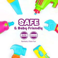 Tub Works Tools screwdriver bath toy fosters pretend tool time during bath