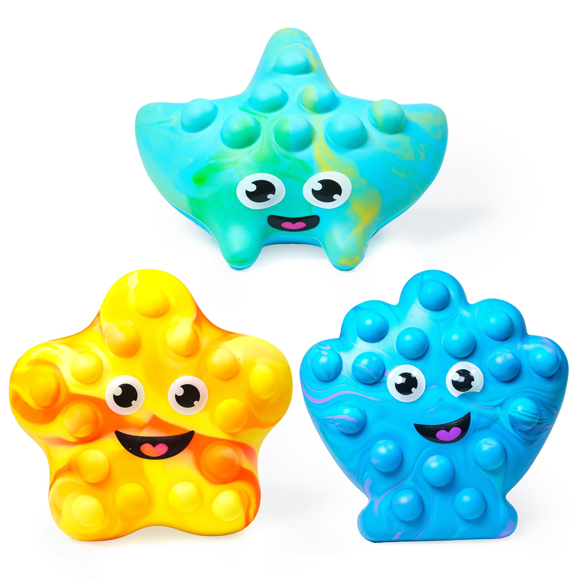 Tub Works Tub Poppers starfish float in bath for engaging sensory play