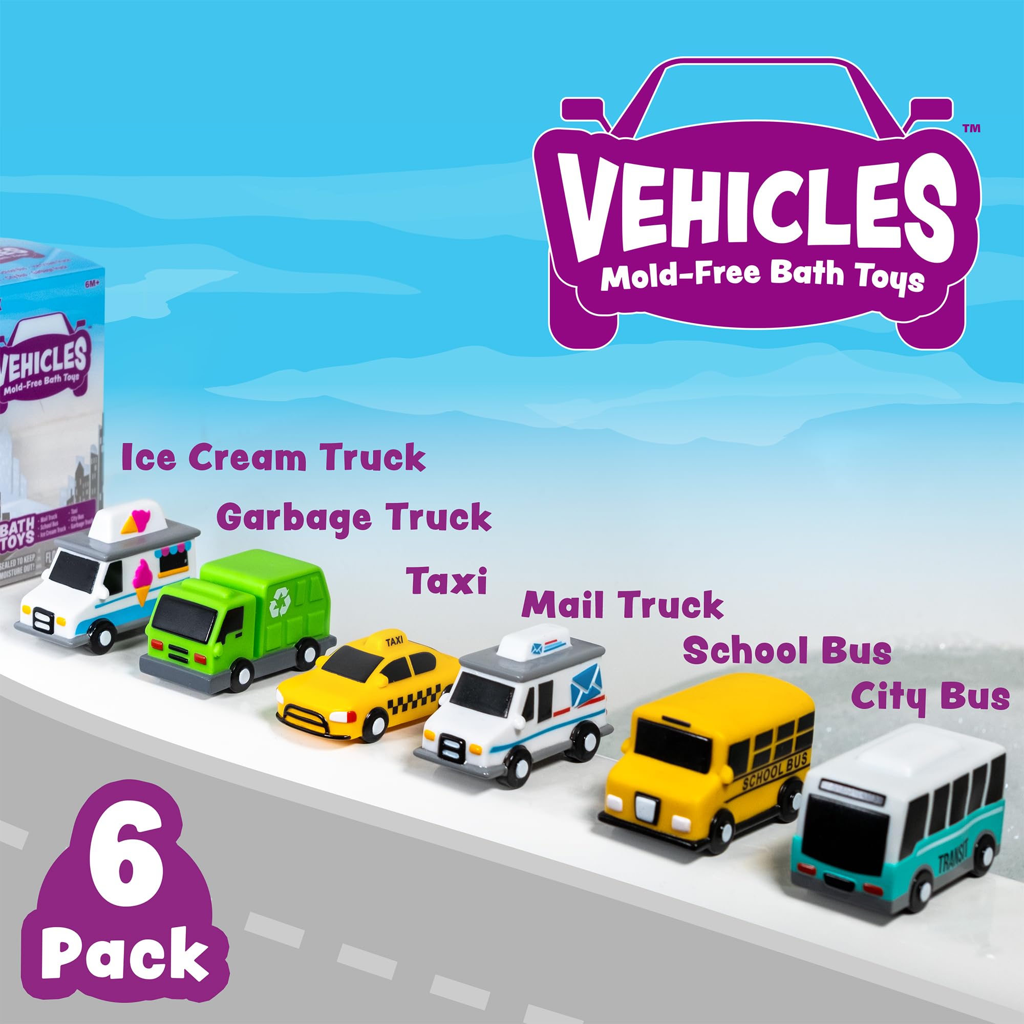 Tub Works Ice Cream Truck bath toy adds color and pretend play to water time