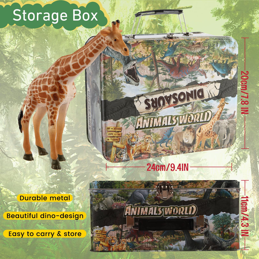 Tubasaya safari giraffe figure 6-inch enhances storytelling and curiosity about nature.