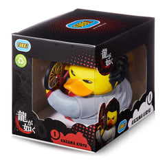 TUBBZ Boxed Edition Yakuza duck display in eco-friendly packaging.