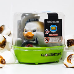 TUBBZ Stay Puft duck among collectibles for display variety