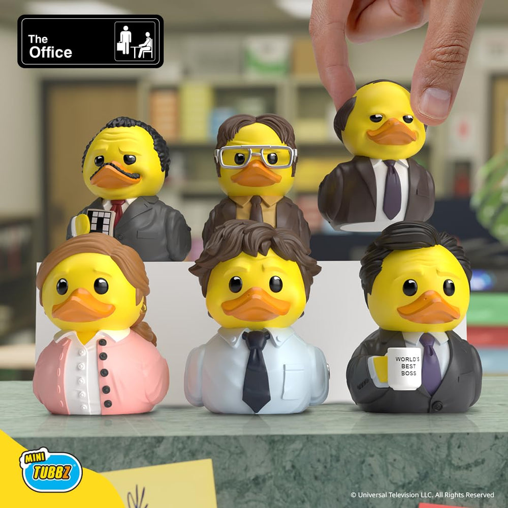 TUBBZ mini Dwight Schrute office duck, perfect gift for fans and collectors.
