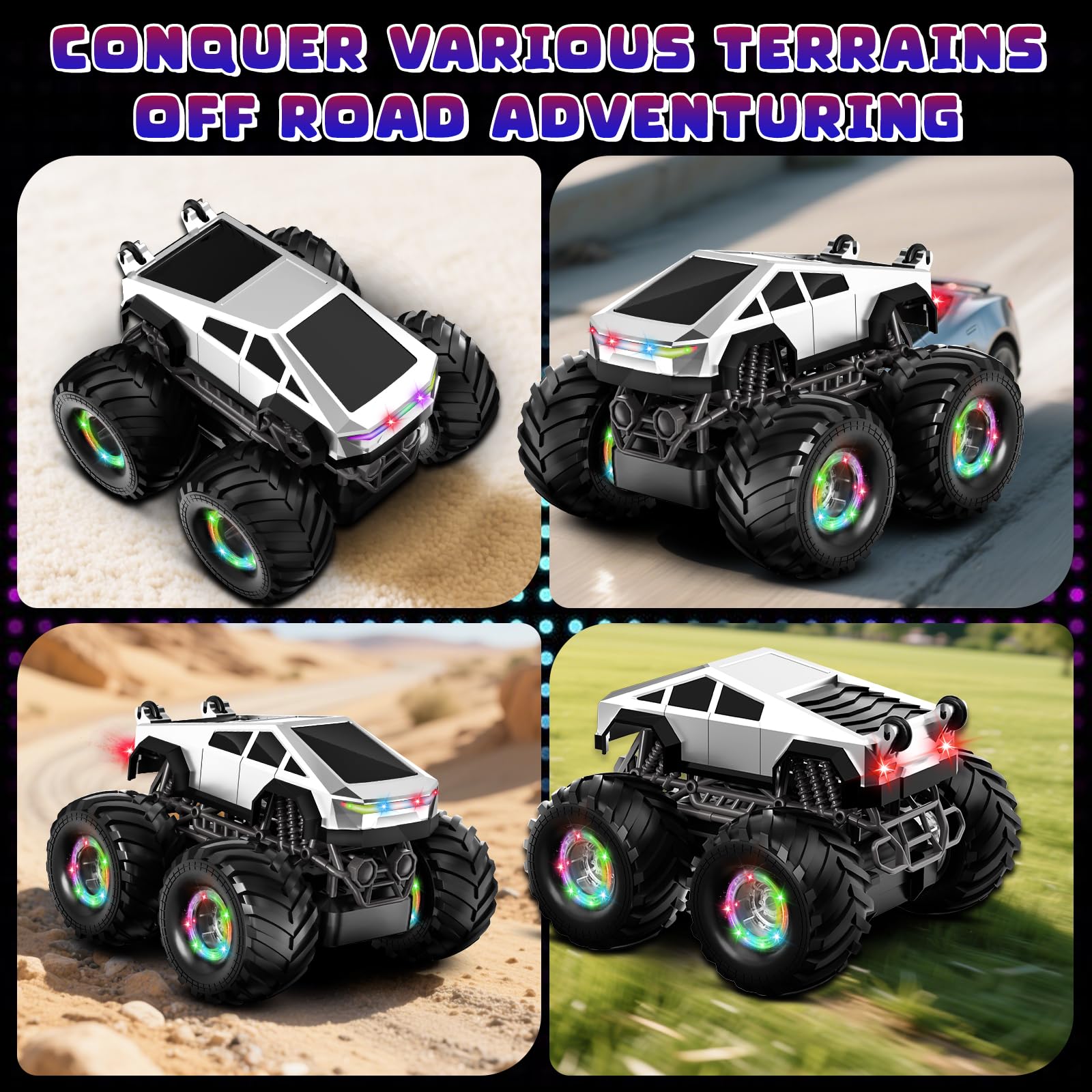 Tubkam 2.4 GHz anti-interference RC car for multiplayer races.