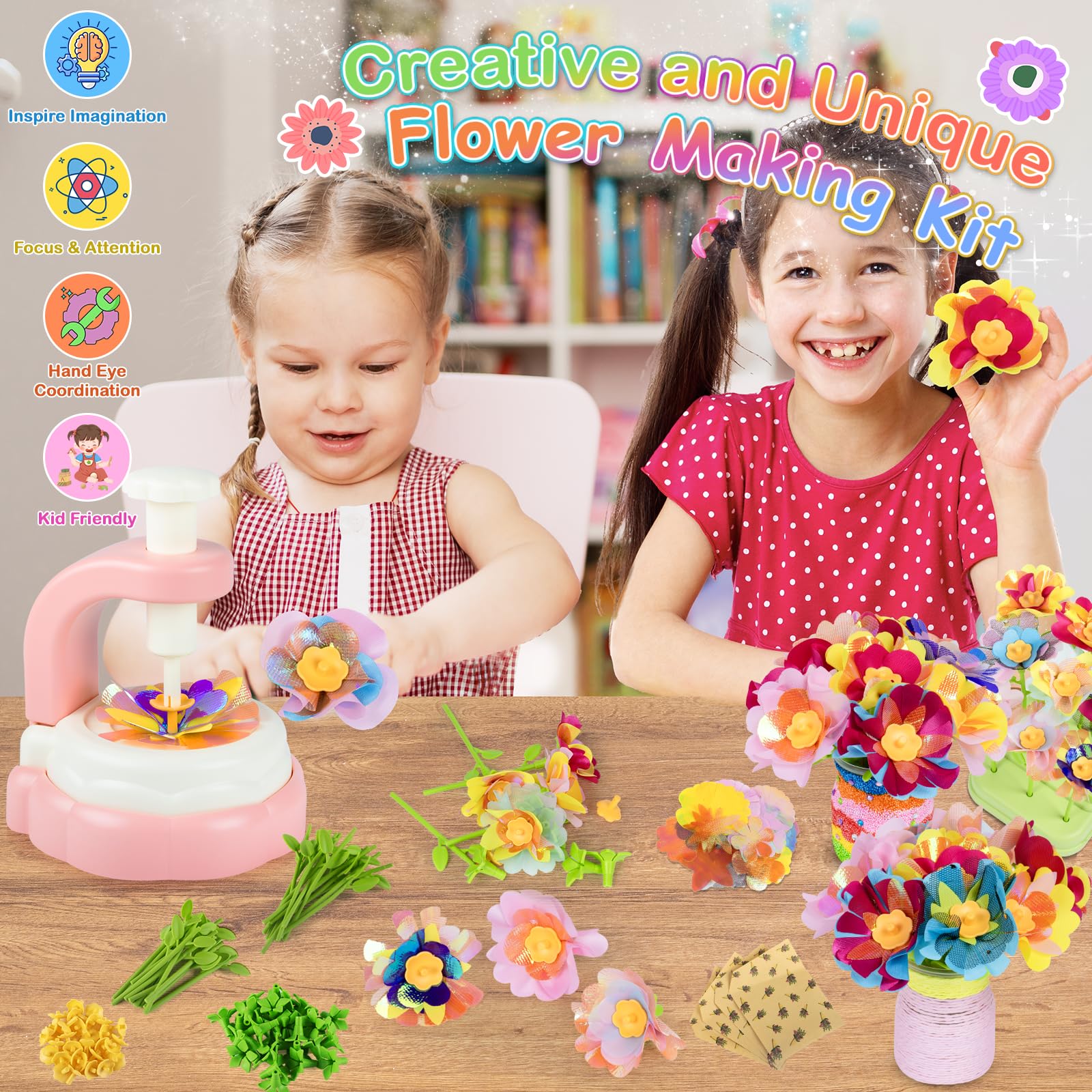Tubkam vase decorating kit offers color and texture for keepsake vases.