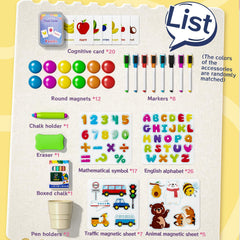 Tubokoro magnetic sheets enhance early literacy and simple math play