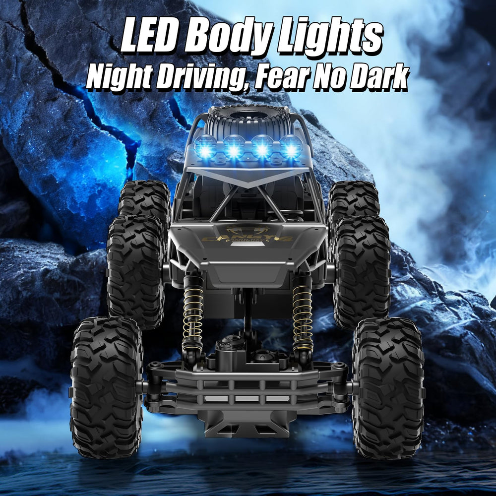 Tubokoro RC car 4WD helps climb grass and sand.