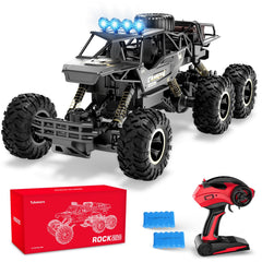 Tubokoro RC car 6-wheel chassis for stable off-road handling.