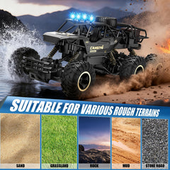 Tubokoro RC car LED lights enable clear night driving.