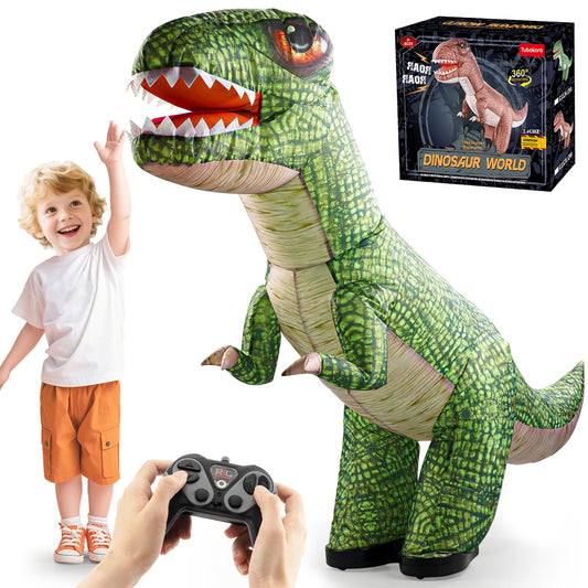 Tubokoro remote-controlled 59-inch inflatable dino stands tall for impressive room-scale play.