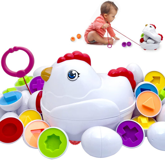 Tucimibo Easter matching eggs: bright colors for sorting and recognition