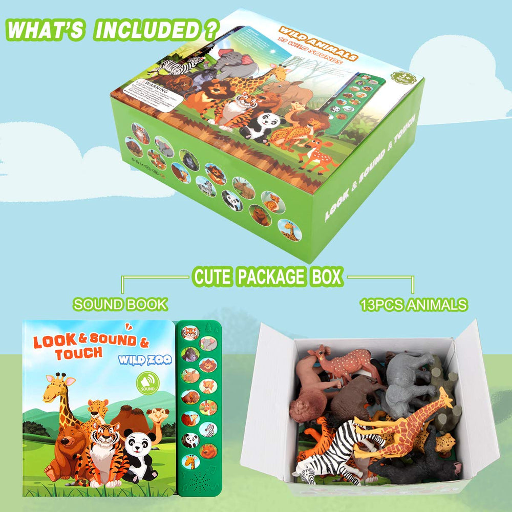 Tudoccy child playing safari figures—hands-on learning and cooperative play.