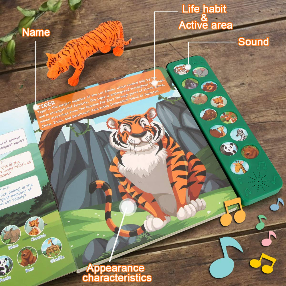 Tudoccy tiger figure—vibrant, durable, ideal for daily pretend play.