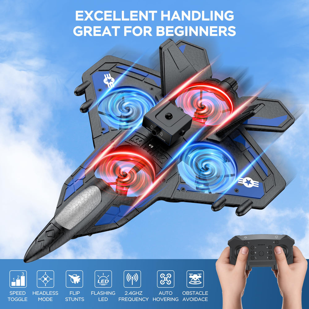 TUEESN RC Plane performing 360° flips for exciting aerial stunts.